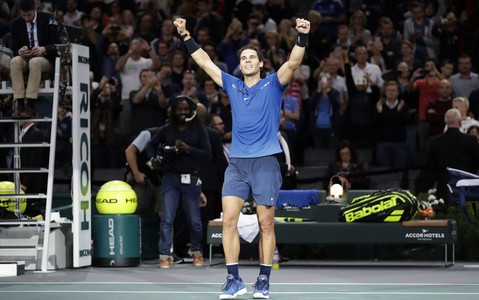Rafa Nadal to end year as world number one after Paris Masters win over Chung Hyeon