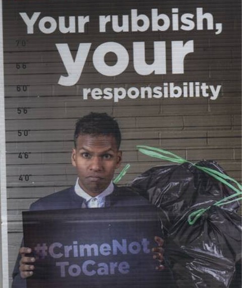Is this anti-litter campaign racist? People are complaining it's "offensive"