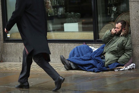 Londyn największym skupiskiem bezdomnych w UK