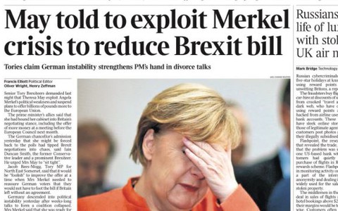 Brytyjskie media: Problemy Merkel to kłopot dla Europy