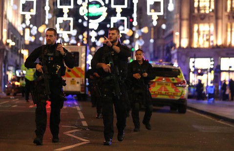 Incydent w Londynie: Policja nie znalazła dowodów, że padły strzały