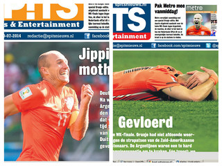 Holenderska gazeta wydrukowała dwie wersje okładek