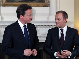 Cameron nie chce Tuska na przewodniczącego RE