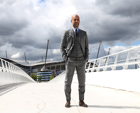 Guardiola with football records in England, Spain and Germany