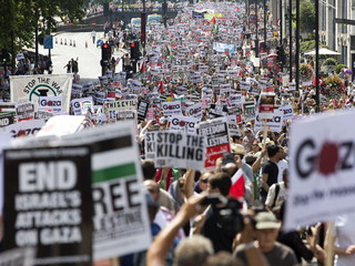 Londyn solidarny z Palestyną. "Wstydź się, Cameronie!" 