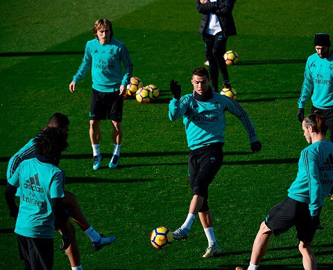 Cristiano Ronaldo resumed training