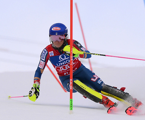 Shiffrin won the slalom in Lienz