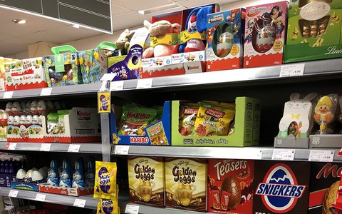 There are already Easter eggs on the shelves