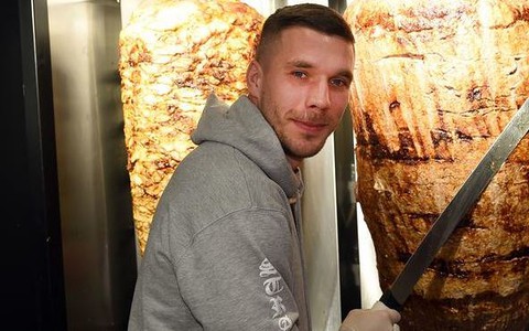 The footballer Lukas Podolski invested in the gastronomic business