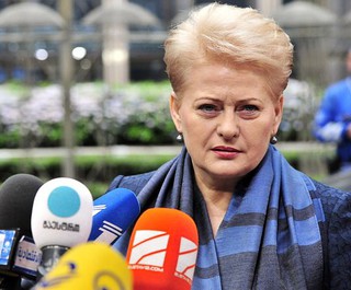 Grybauskaite: Rosja jest faktycznie w stanie wojny z Europą
