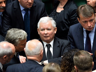 Lech Kaczynski congratulates Polish Prime Minister on new function