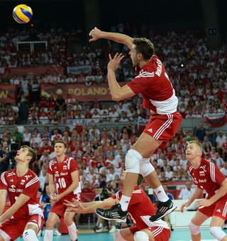  Polish volleyball players win over Argentina on Sunday