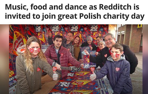 Anglicy i Polacy w Redditch łączą siły dla WOŚP
