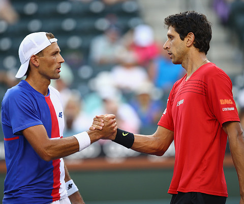 Kubot in the doubles semi-final without leaving the court
