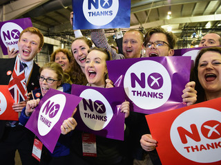 Referendum result: Scotland votes No and will remain part of the UK