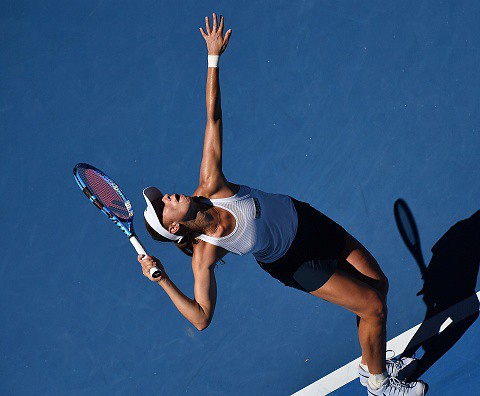 Magda Linette said goodbye to Australia Open