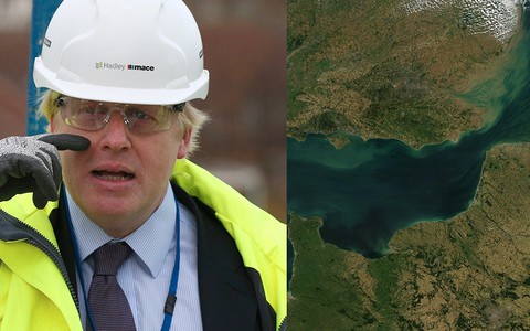 Boris Johnson chce mostu do Francji przez kanał La Manche