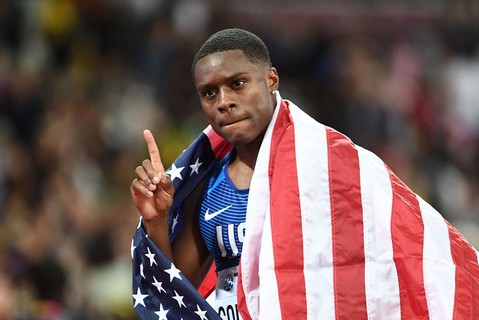 Christian Coleman breaks 60m indoor world record with time of 6.37