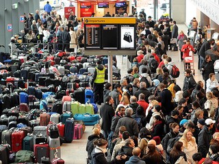 Many flights delayed at UK airports