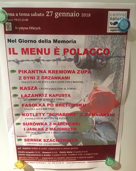 Włochy: Po protestach odwołano polską kolację w Dniu Pamięci o Holokauście