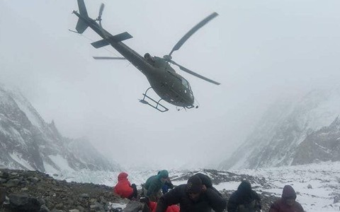 Rescue operation on Nanga Parbat