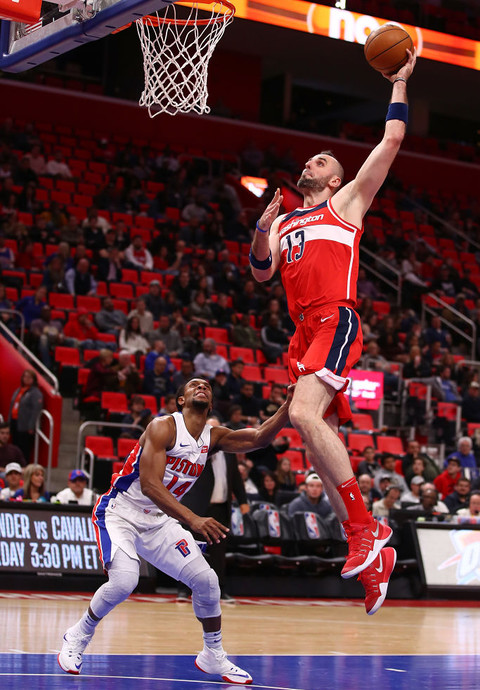 Gortat added a brick to winning the Wizards