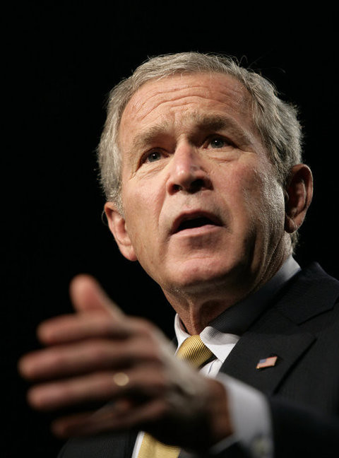 George W. Bush's plane makes emergency landing