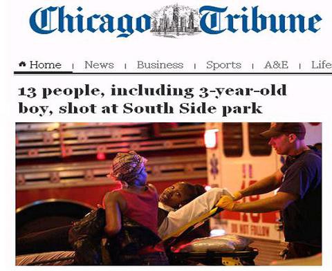 Strzały w Chicago. 13 rannych, w tym trzyletnie dziecko