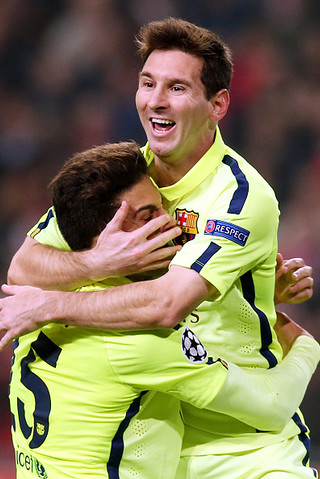 Six clubs up, Lionel Messi has now scored 71 Champions League goals  