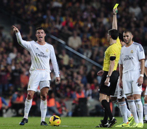 Ronaldo zostanie ukarany za obrażanie sędziego?