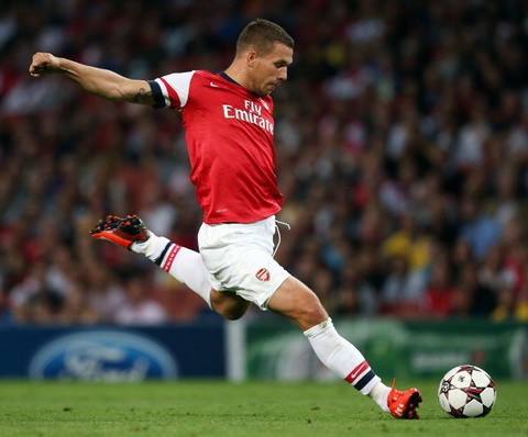 Lukas Podolski back in the training