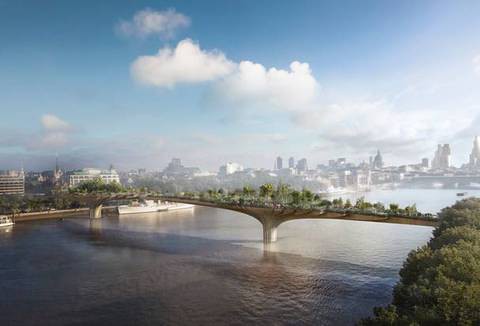 Londyn będzie miał most-ogród?