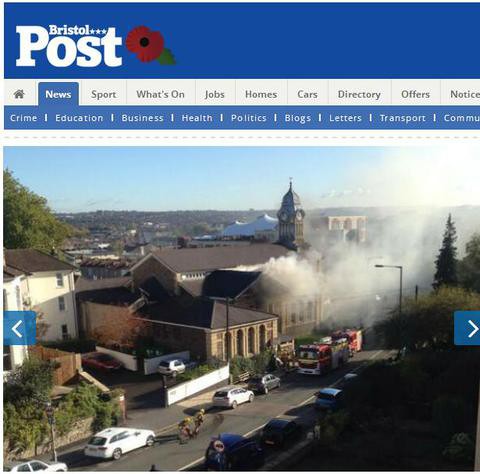 Płonął polski kościół w Bristolu