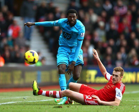 Two-goal Tottenham hero Adebayor
