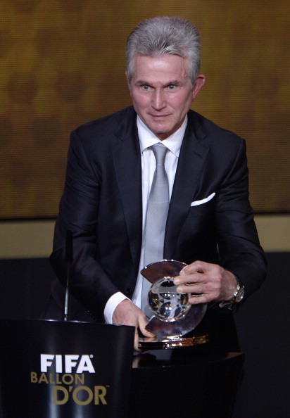 Jupp Heynckes -  coach of the year award following Bayern Munich success 