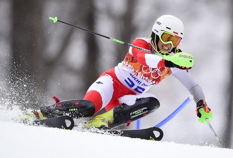 Germany's Hoefl-Riesch wins olympic gold in super combined