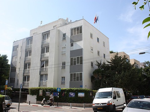 Swastikas, slurs daubed on Polish embassy in Tel Aviv