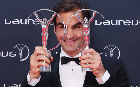 Roger Federer and Serena Williams received Laureus awards