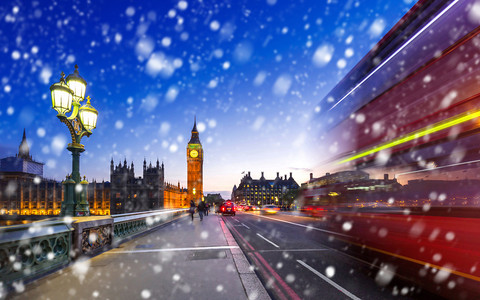 Fakty dotyczące opadów śniegu w UK