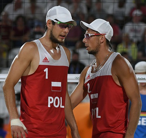 Polish beach volleyball players in the knockout phase in the USA