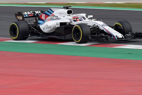 Kubica sits today behind the wheel of Williams' car