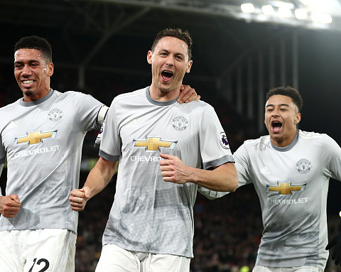 Manchester United wins the exciting finish