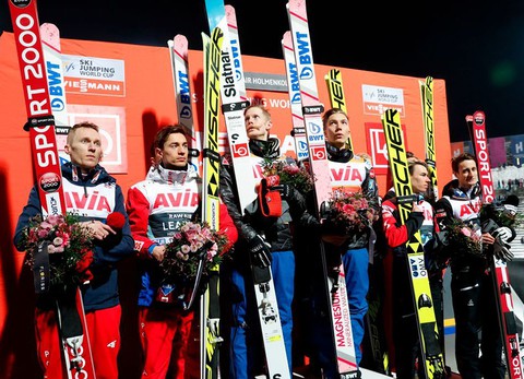 Norway wins on home soil in Oslo Team Large Hill, Poland second