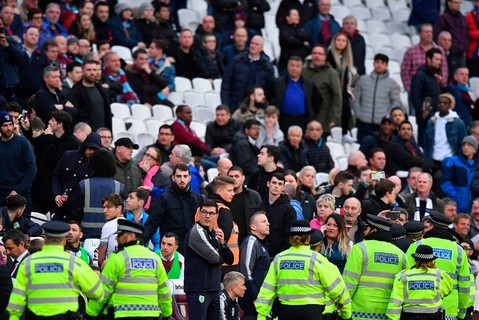 Liga angielska: Zamieszki na stadionie West Ham