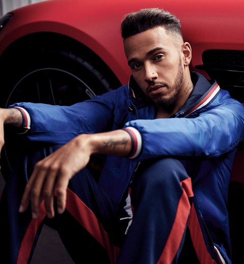 Formula One champion face the Tommy Hilfiger brand