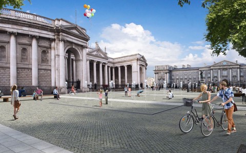 How ice-skating rinks and beach parties are in plans for Dublin's College Green plaza project