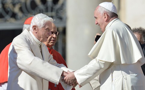 The Vatican admitted concealling part of the letter of Benedict XVI