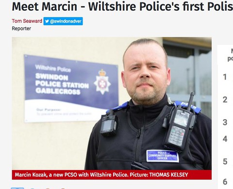 Swindon ma pierwszego polskiego policjanta