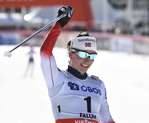 The famous ski runner Marit Bjoergen has finished her career