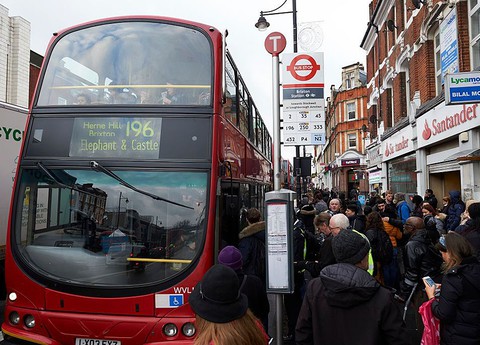 London's worst bus stops... where only one in 10 run on time